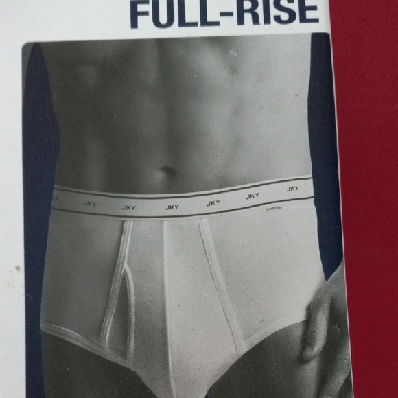 JKY Jockey XL 40-42 Full Rise Briefs White Diamond Bright 100% Cotton NEW - Picture 5 of 7